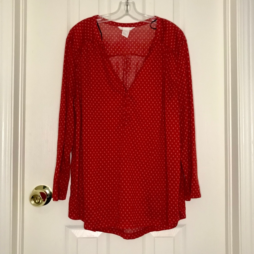 H&M blouse NWOT size L